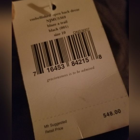 Kate Spade Blaze A Trail Open Back Embellished Dress W/Pockets NWT $548 Sz.10 - Picture 7 of 11